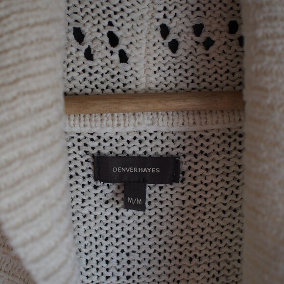 Denver Hayes | Crocheted Shrug in Cream - Picture 2 of 6